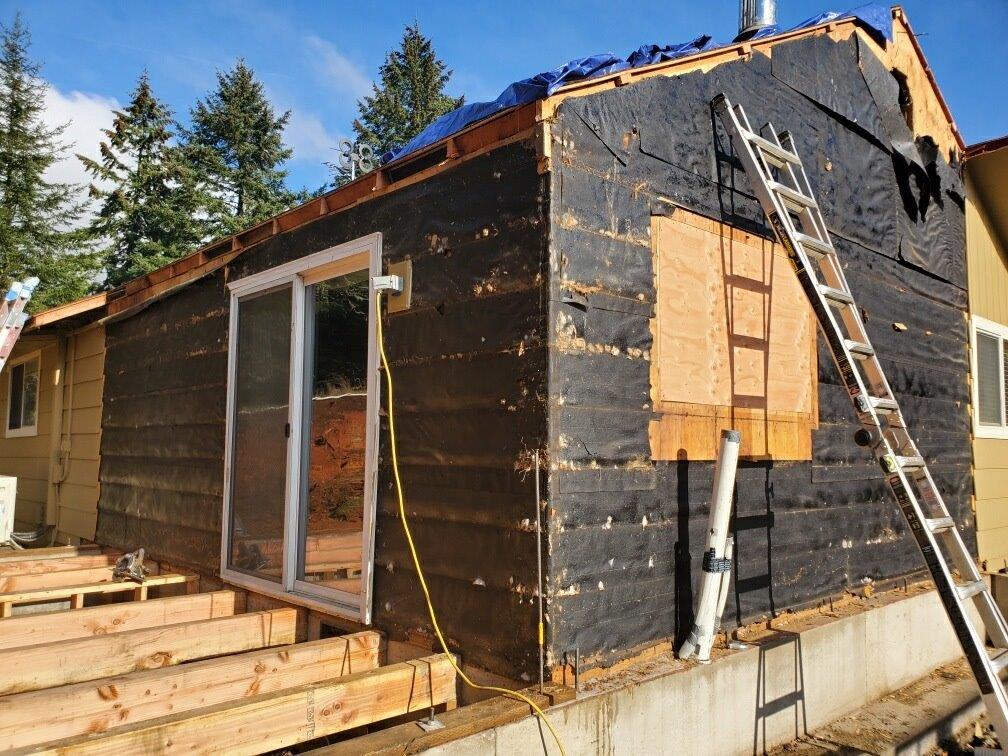 Custom garage and home addition project in Eugene, Oregon